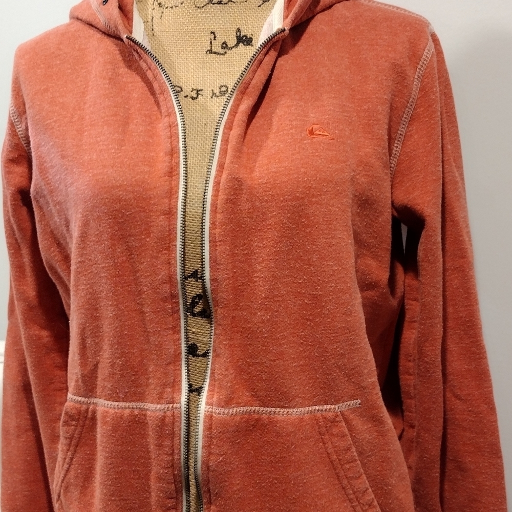 Quicksilver hoodie hooded jacket sweatshirt zipper - Picture 2 of 7
